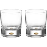 Orrefors-Intermezzo Whiskeyglas Old fashioned 2-pak 25 cl, Guld