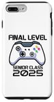 Coque pour iPhone 7 Plus/8 Plus Jeu vidéo Senior Class Final Level Gamer Class of 2025