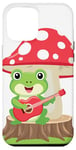 Coque pour iPhone 12 Pro Max Anime Kawaii Musical Frog Mushroom