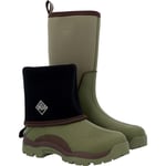 Muck Boots Homme Calder Bottes imperméables et Chaudes, Vert Olive, 38 EU