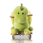 Rootz Rocking Animal - Children's Rocking Dragon Toy - Rocking Dragon - Children - Green - 60x33x45cm