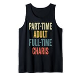 CHARIS Personalized Retro Girls Part-Time CHARIS Name Tank Top