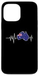 iPhone 13 Pro Max Flag Country Heartbeat Australia Australian Flags World Map Case