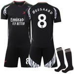 2024-2025 Arsenal Aawy Barn- och Vuxen Fotbollströja Jersey Nr. 8 Ødegaard 26