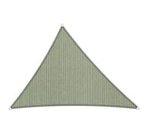 Shadow Comfort Ombre Voile écran Solaire perméable à l'eau HDPE auvent de Jardin pour Jardin extérieur Terrasse UV Bloc - Triangle 3,5x4x4,5m - Moonstone Green