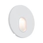 Paulmann 92924 Applique encastrée LED ronde avec 1x1,1 Watt spot encastré blanc spot plastique lampe encastrée 2700 K