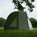 Fishing Tackle Bivvy Carp Green Bivvy With Ground Sheet Bivvy Pegs 1 Man Tent