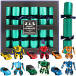 Kuckoo Crackers - 6 x 13-inch Mighty Morpher Robot Christmas Crackers