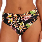 Freya Savanna Sunset High Waist Bikini Brief Svart blomstre X-Large Dame