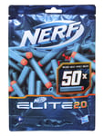 Elite 2.0 50-Dart Refill Pack - Includes 50 Official Darts, Compatible With All Elite Blasters Patterned Nerf