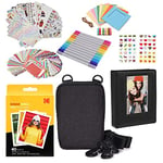 KODAK 3x4" Premium Zink Photo Paper (40 Pack) Accesory Kit with Photo Album, Case, Stickers, Markers