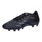 adidas Predator Club Football Boots Flexible Ground, core Black/Carbon/Gold met, 10.5 UK