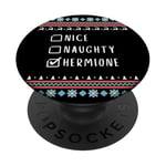 Gentile Coquine Noël Hermione Pull Moche PopSockets PopGrip Adhésif