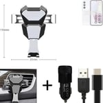 Car holder air vent mount for Samsung Galaxy A35 5G cell phone mount