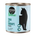 Cosma Nature -säästöpakkaus 12 x 280 g - tonnikala & katkarapu