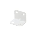 20pcs support fixe support d'angle en fer angle droit de 90 degrés pour meuble de chaise en bois (blanc,3.22.5cm)