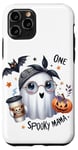 Coque pour iPhone 11 Pro Spooky Mama Ghost Halloween Boo Automne Halloween Fantôme