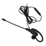 Single Ear Headset With Microphone Wired Noise Cancelling Lightweight Monaur GF0