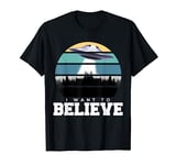 UFO I Want To Believe Alien UFO Tee T-Shirt