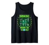 Drinking Around The World Travel Around The World Drinker Tank Top