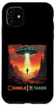 iPhone 11 single taken alien man taken by UFO valentine's day boys Case