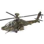 BOEING APACHE AH-64D LONGBOW APACHE ATTACK HELICOPTER CAMOUFLAGE 1:72 Die Cast