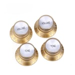 Musiclily Pro Gold Imperial Inch 2 Volume 2 Tone Knob For USA Les Paul SG Guitar