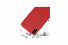 IBROZ Coque Silicone Soft Touch rouge pour Iphone Xr