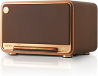 D32 - Enceinte Bluetooth Transportable sans Fil Fonctionne avec Airplay 2 certifié Audio Haute-Résolution, 60 W RMS - Bois Clair