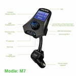 M7 Bluetooth Car Music Player FM Transmitter Dual USB Charger Adapter