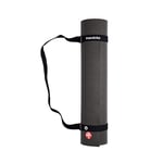 Manduka Yoga Commuter Mat Carrier - Eco-Friendly Cotton, Easy to Carry, Hands-Free, For All Mat Sizes, Black, 68" x 1.5"