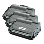 DOREE TN3520 (3-Pack Noir) - Cartouche de Toner pour 20000 pages, compatible avec Brother HL-L6400DW/6180DWT, Brother MFC-L6900DW