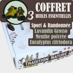 Coffret trio huiles essentielles Sport et randonnée