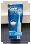 Oral-B Pro 1 | 600 Cross Action Rechargeable Toothbrush With Pressure Sensor