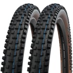 Schwalbe Addix Nobby Nic SpeedGrip SuperGround TLE Folding MTB Tyres 29" - Pair