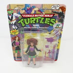 1992 TEENAGE MUTANT NINJA TURTLES TMNT APRIL O'NEIL THE RAVISHING REPORTER MOC