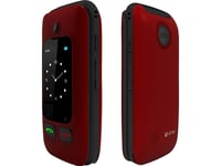 Digni Flip By Estar Clamshell-Telefon 2,4&Amp #039 &Amp #039 + 1,77" Raudona