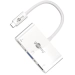 USB-C til Multiport VGA adapter - Hvid