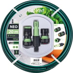 Cap Vert Batterie tuyau d'arrosage Néo - Diamètre 19 mm Longueur 20 m