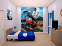 Thomas Train tapet 243 x 203 cm