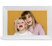 AURA Carver 10.1" WiFi Digital Photo Frame - White, White