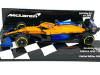 Minichamps Carlos Sainz McLaren MCL35 F1 Launch Spec Car 2020 1/43 scale Ltd 306