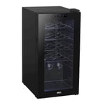 Baridi 15 Bottle Wine Fridge with Digital Touch Screen Controls & LED Black DH5