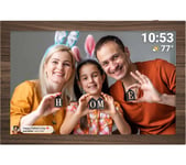 SANDSTROM SDPFHD10W25 10.1" Digital Photo Frame - Brown, Brown