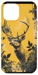 Coque pour iPhone 12 Pro Max Jaune Pop Art Tropical Ozark Timber Vintage Cerf Camo