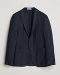 Boglioli K Jacket Wool Herringbone Blazer Navy