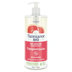 Natessance - Gel Douche Energisant - Pamplemousse - Certifié Bio Cosmos Organic - Flacon Pompe - 1 L