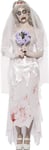 Smiffys Womens 23295 Costumes Till Death Do Us Part Zombie Bride Costume, Dress,