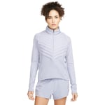 Nike Therma-FIT Run Division 1/2 Zip Løpejakke Dame - Lilla - str. XS