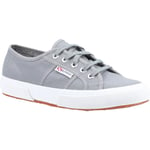 Superga 2750 Cotu Classic 100% Cotton Mens Grey Sage Trainers material_cotton - Size UK 9